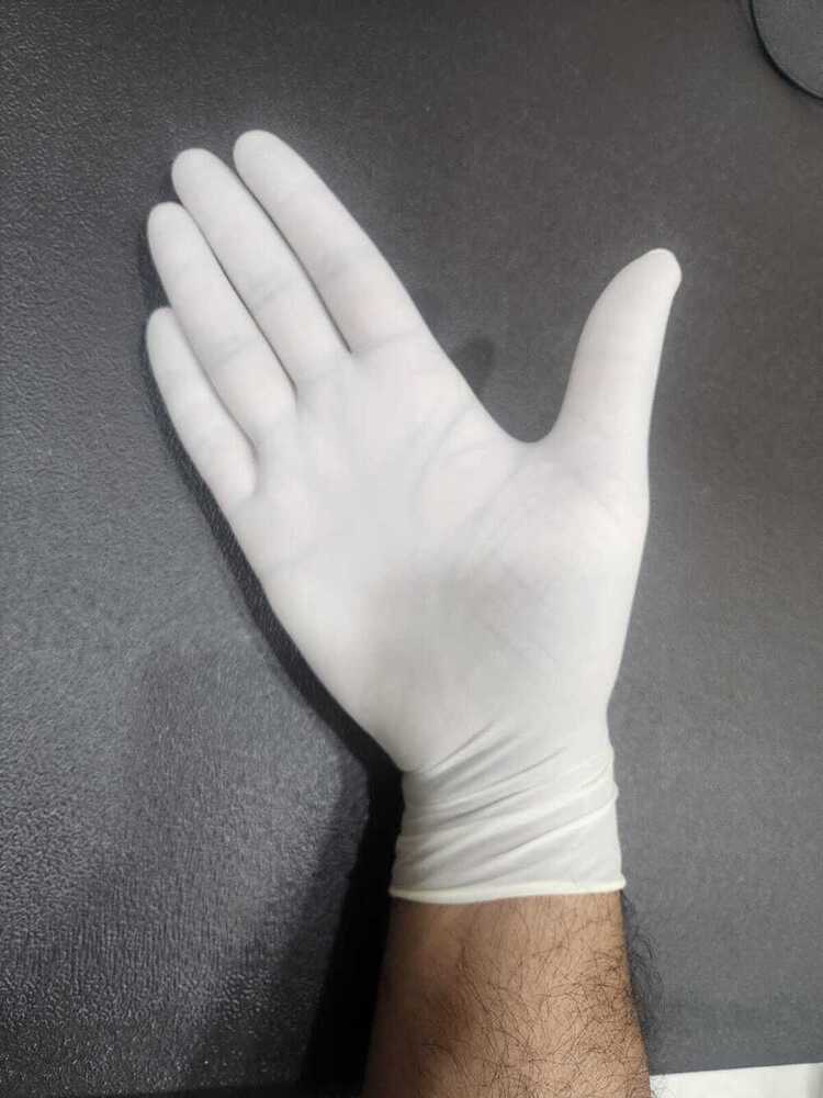 White Latex Gloves
