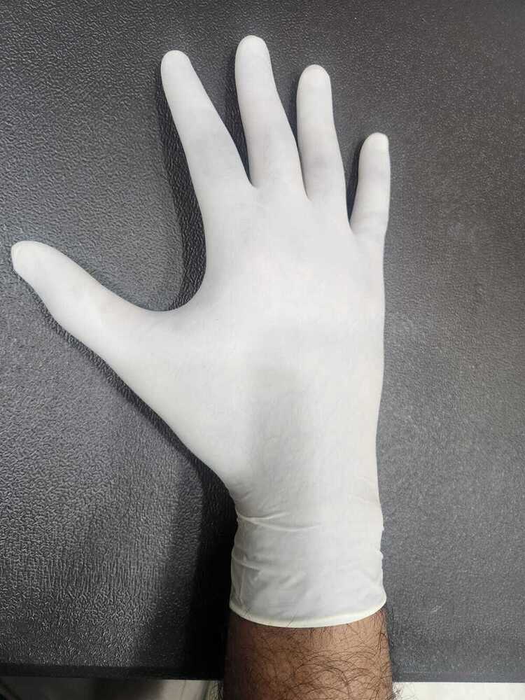 White Latex Gloves