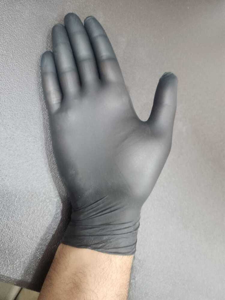 Grey Nitrile Gloves