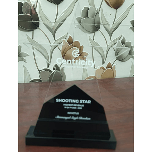 8 Inch Star Black Trophy