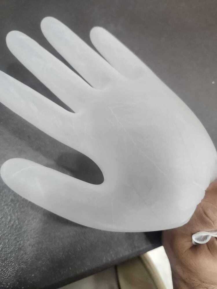 White Vinyl Gloves