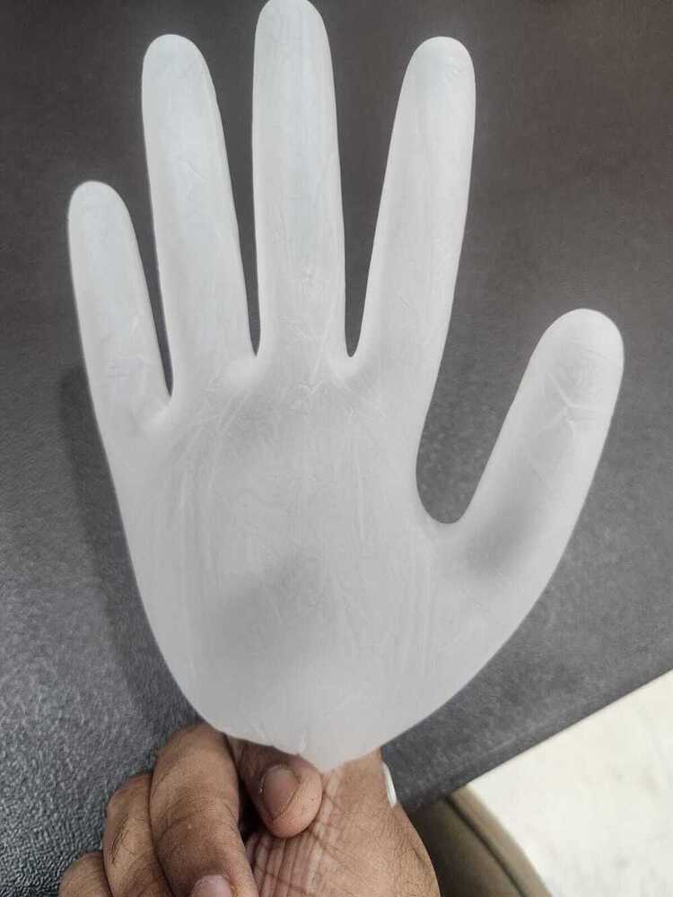 White Vinyl Gloves
