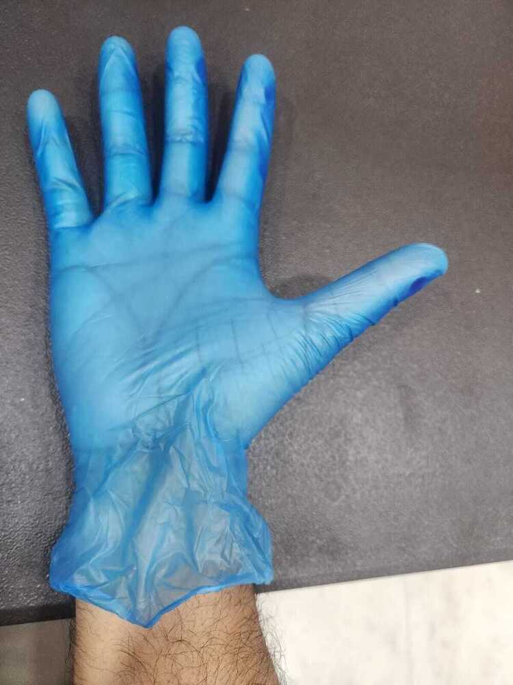 Blue Vinyl Gloves