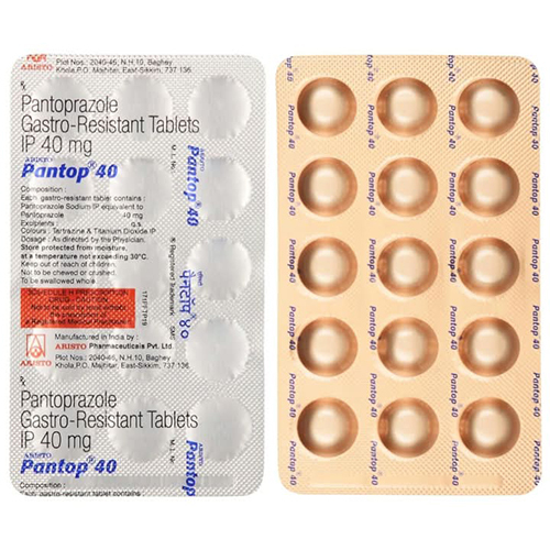 40mg Pantoprazole Gastro Resistant Tablets