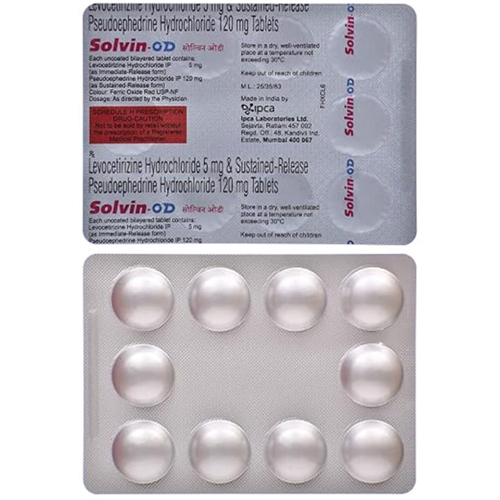 Levocetirizine Hydrochloride 5mg And Sustained Release Tablets