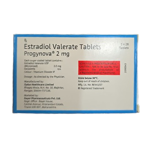 Progynova 2mg Estra diol Vale rate Tablets