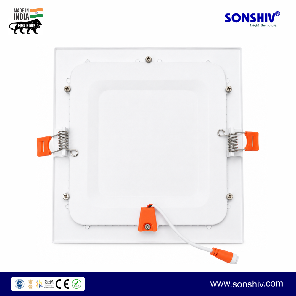 15w square panel light