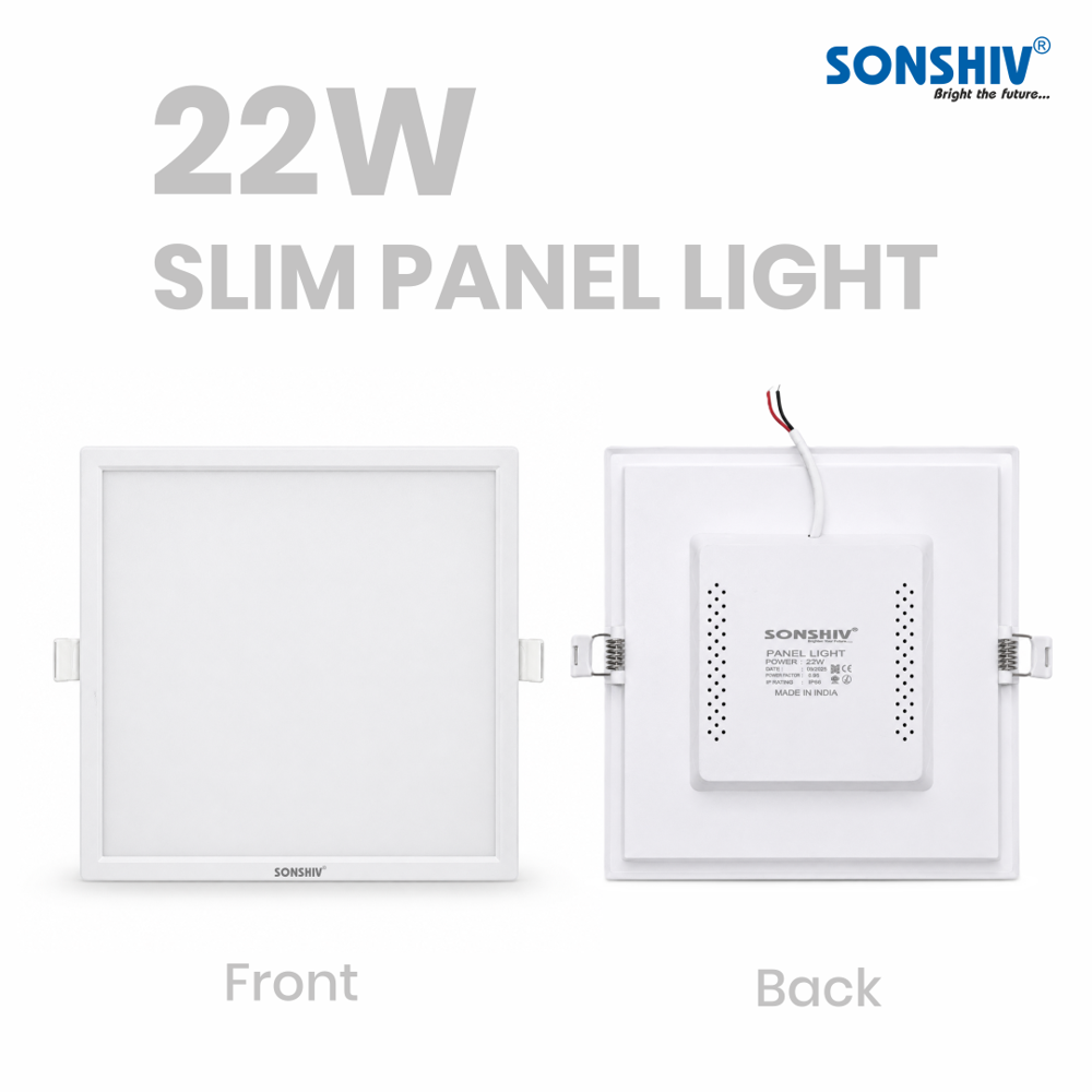 22w Slim square panel