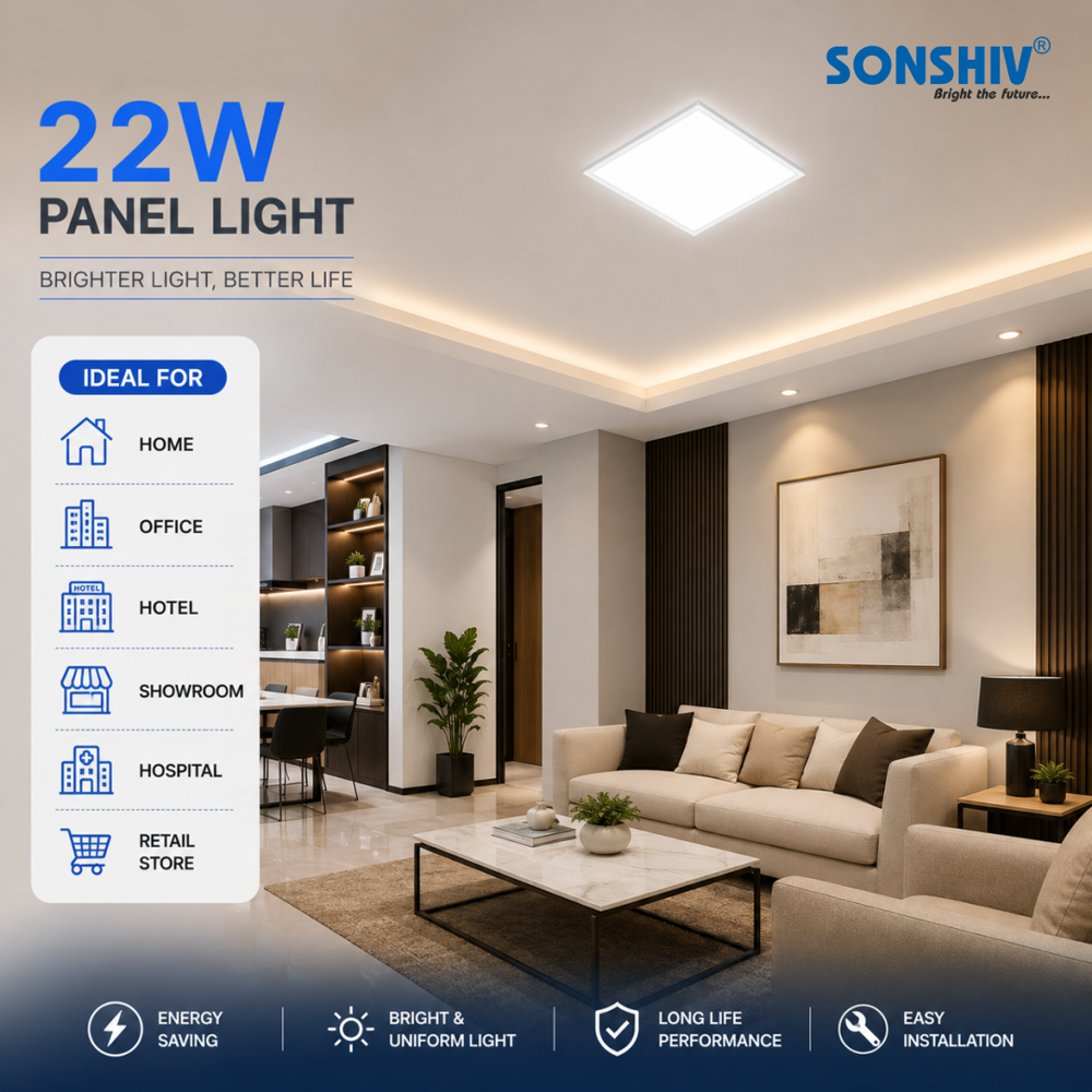 22w Slim square panel