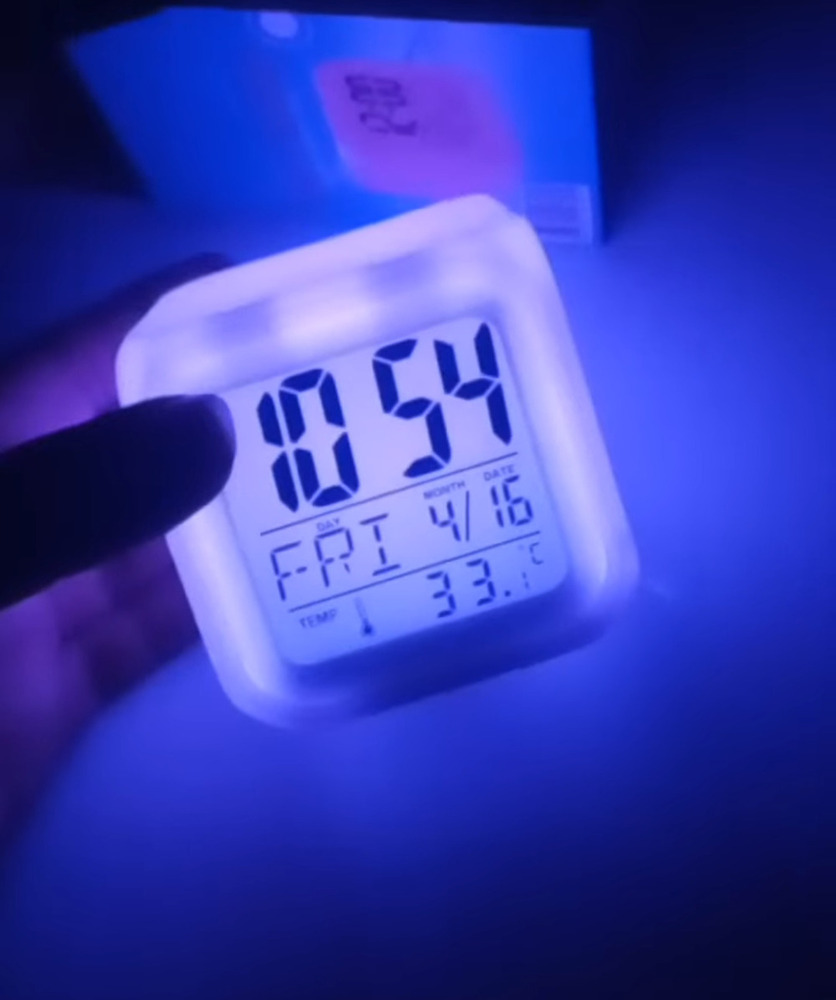 RGB Light Clock And Lamp