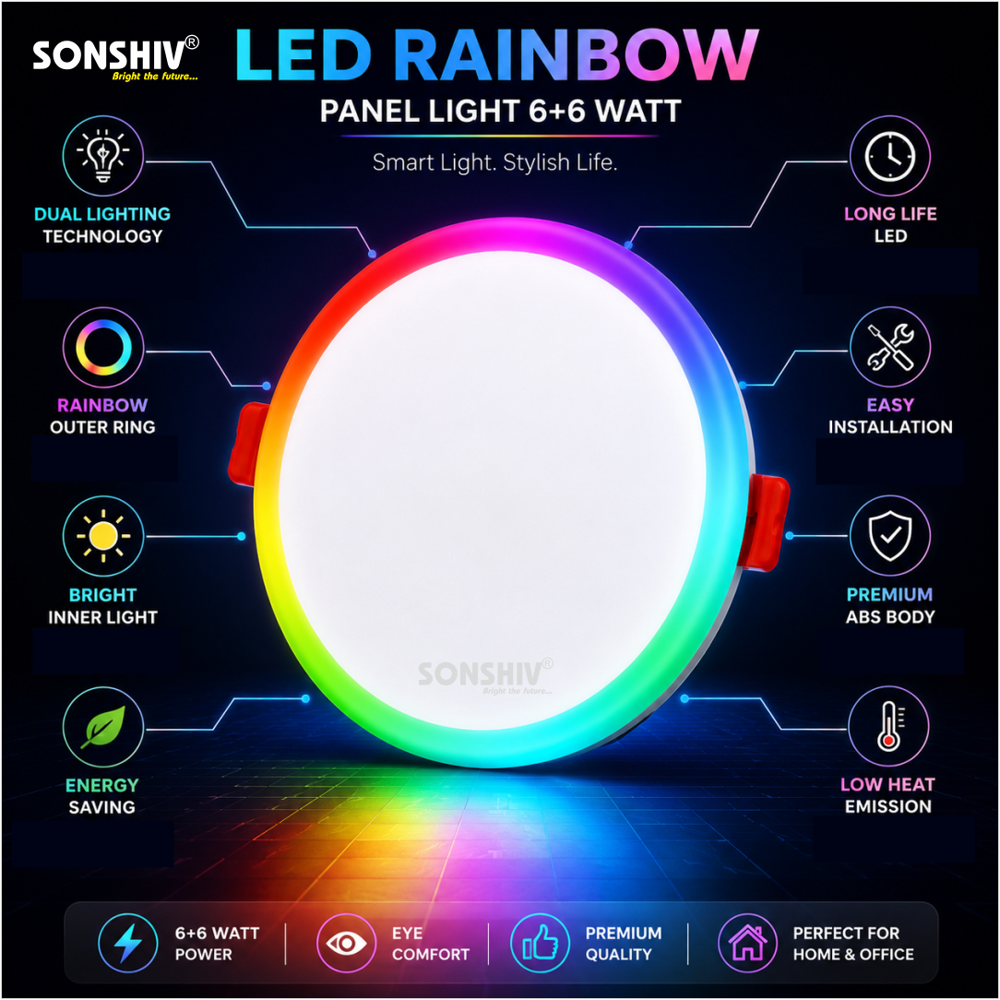 6+6w Rainbow Light