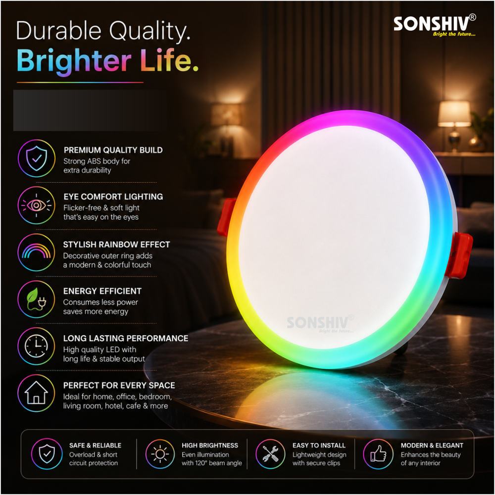 6+6w Rainbow Light