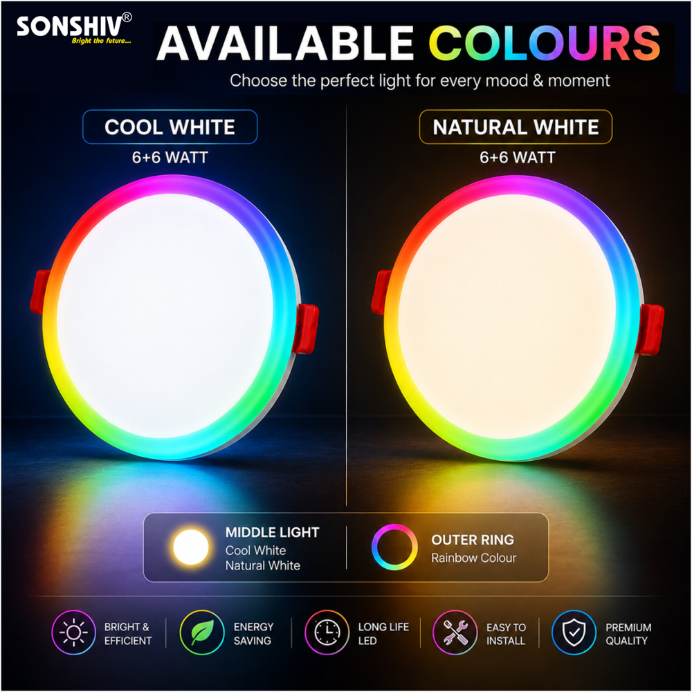 6+6w Rainbow Light
