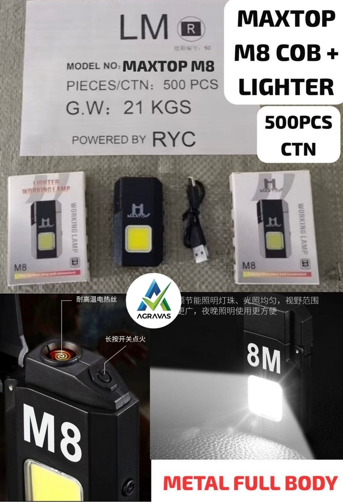 Maxtop M8 LED Light COB Lighter