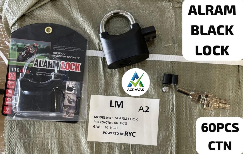 Black Digital Alarm Lock