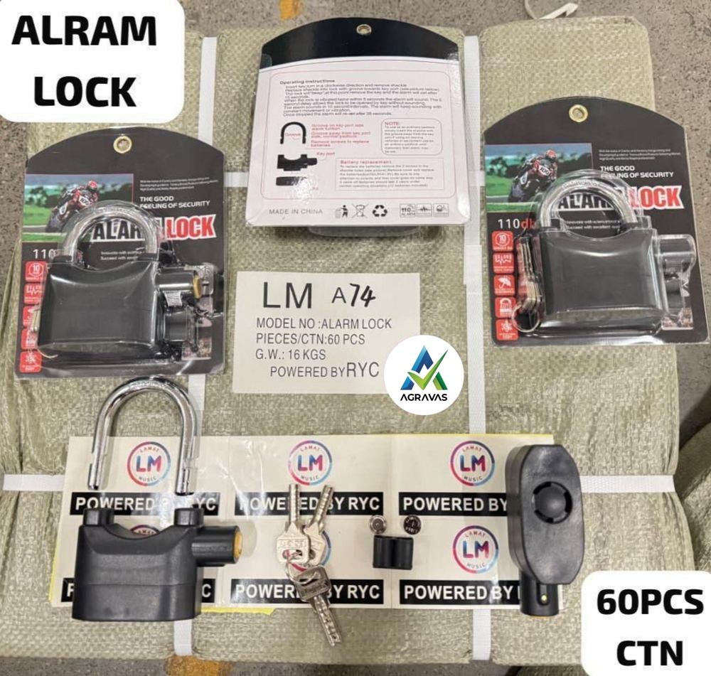 Black Digital Alarm Lock