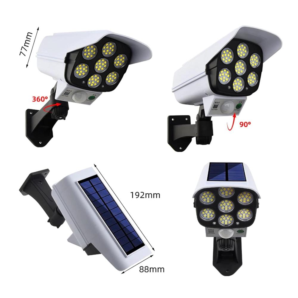Dummy Camera Solar Sensor Light