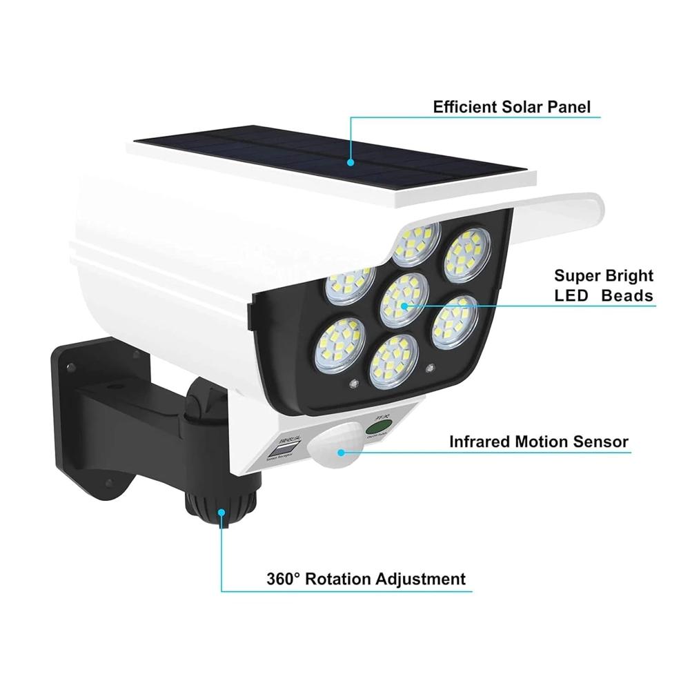 Dummy Camera Solar Sensor Light