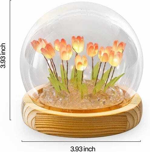 Crystal Tulip Lamp