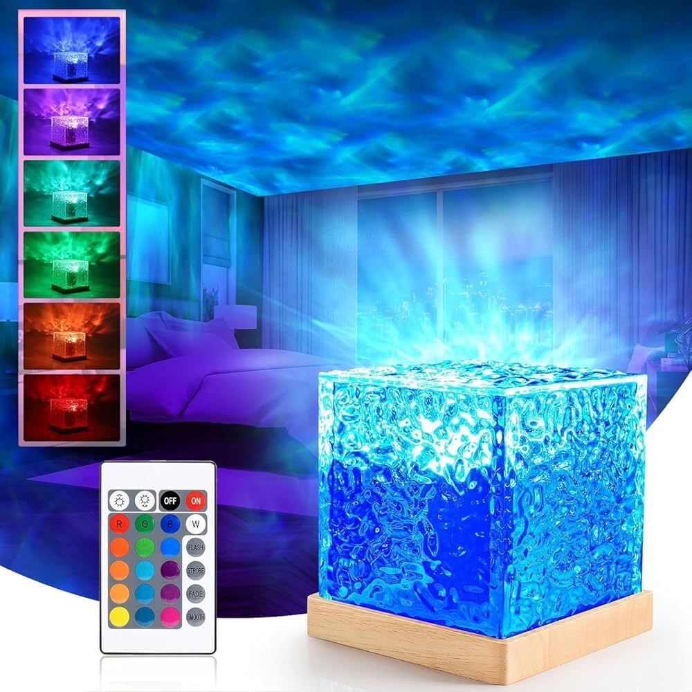 Cube Diamond Rose Touch Lamp