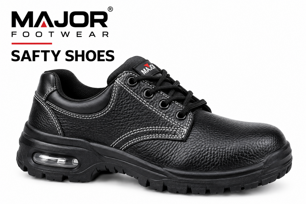 Safty Shoes Air Sole And Pu Sole - Color: Black