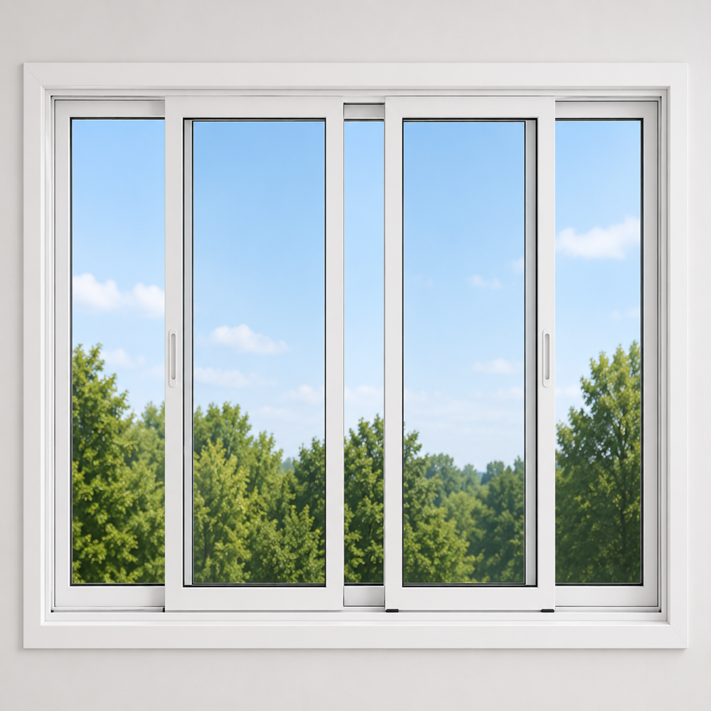2 Track 4 Panel Sliding Window - Application: Commercial & Residential