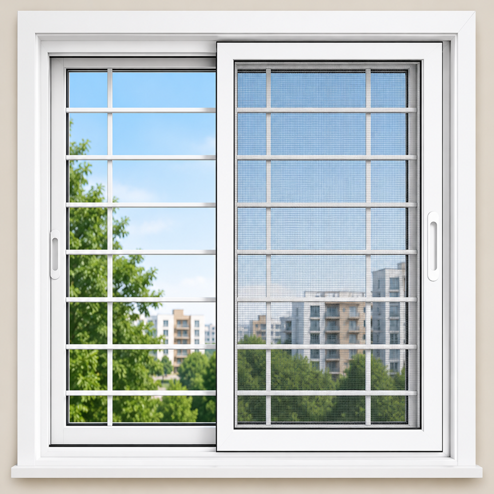 Grill With Mesh Window - Application: Commercial & Residential
