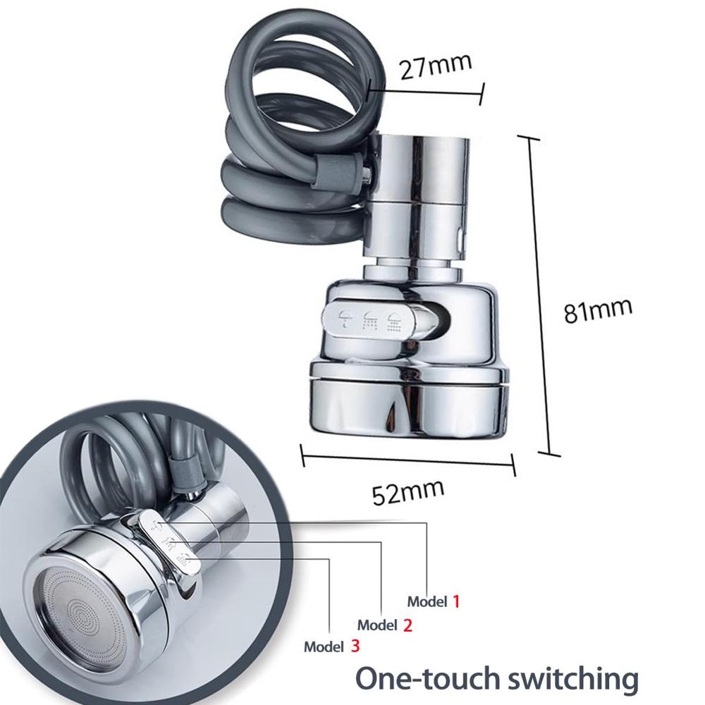Expandable switch Kitchen Faucet