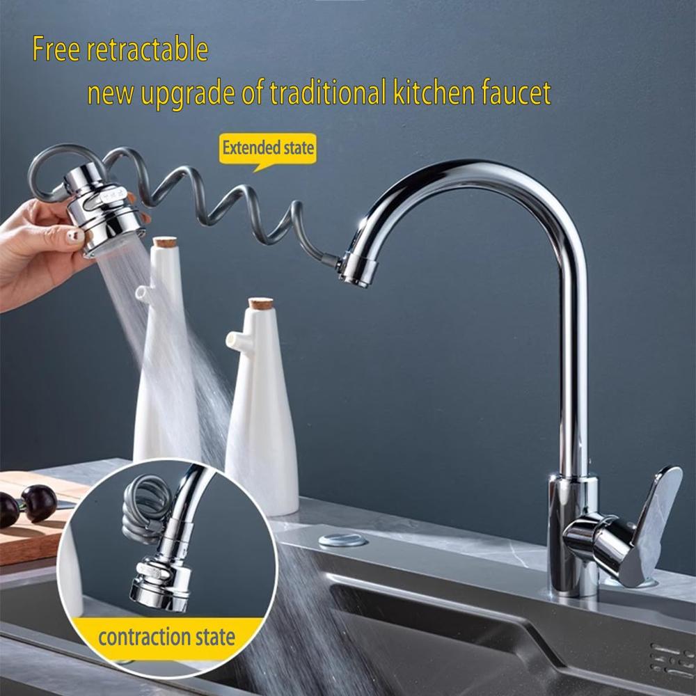 Expandable switch Kitchen Faucet