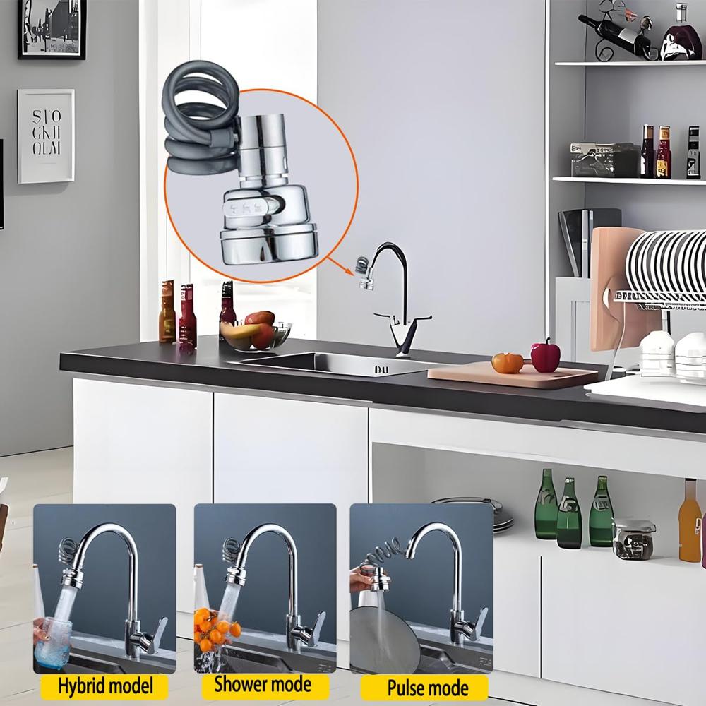 Expandable switch Kitchen Faucet