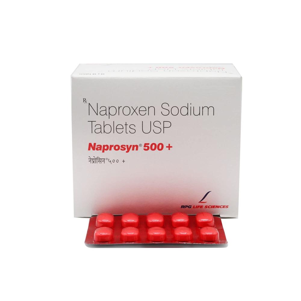 Naprosyn 500 + Tablet - Ingredients: Naproxen (500 Mg)