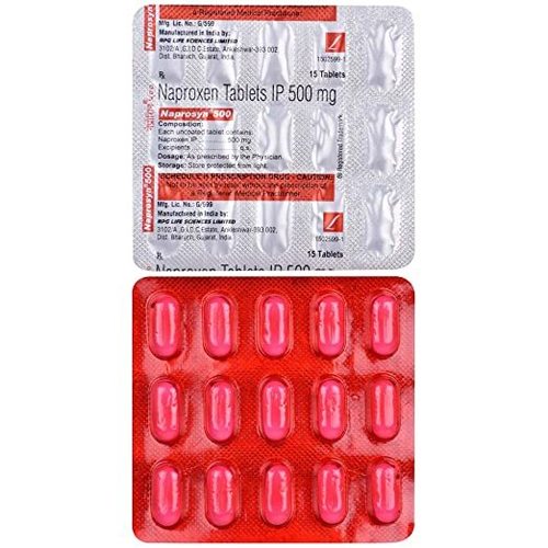 Naprosyn 500 + Tablet - Ingredients: Naproxen (500 Mg)