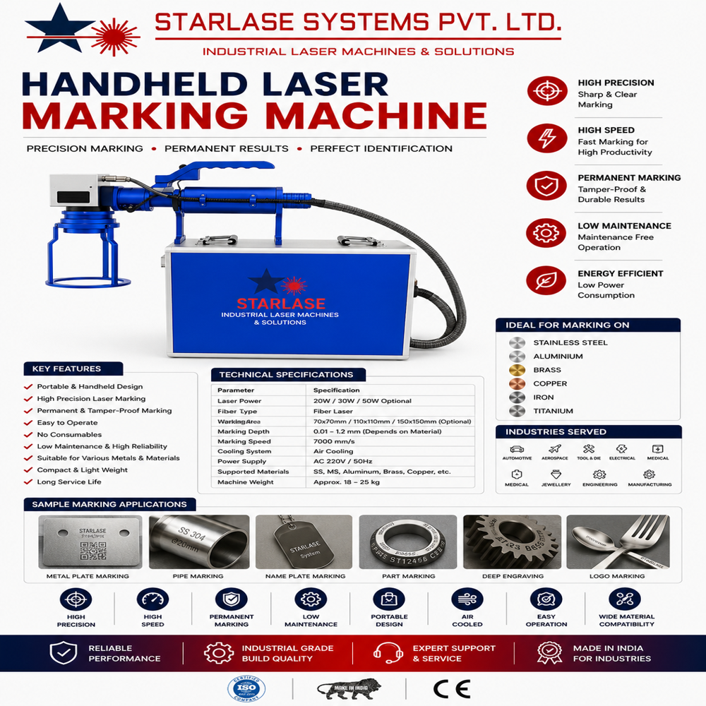 Metal Laser Marking Machine - Accuracy: 100 %