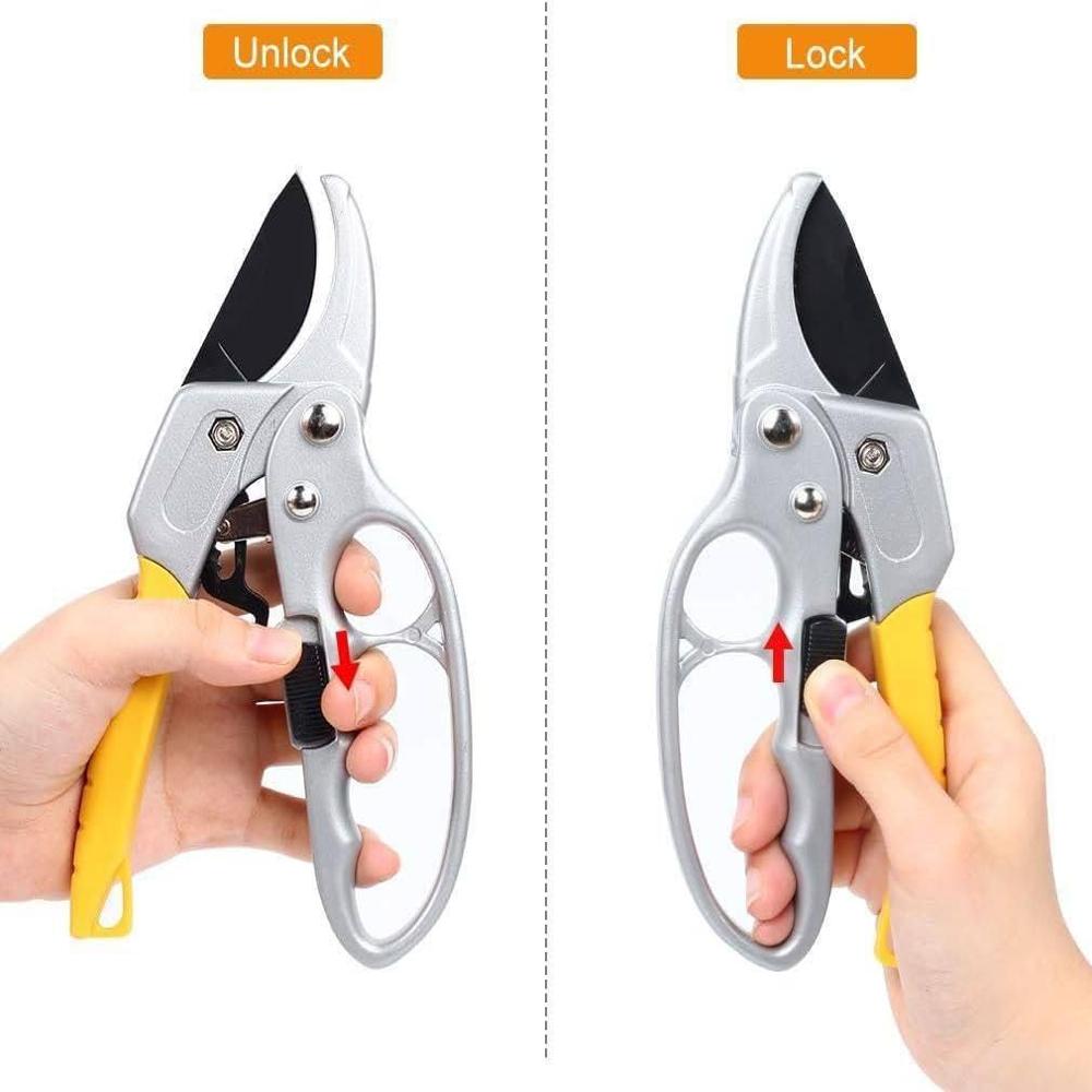 Garden Pruner with Non-Slip Grip Handle