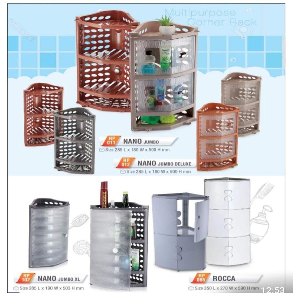 Multipurpose Corner Racks Bathroom & Kitchen Storage Racks