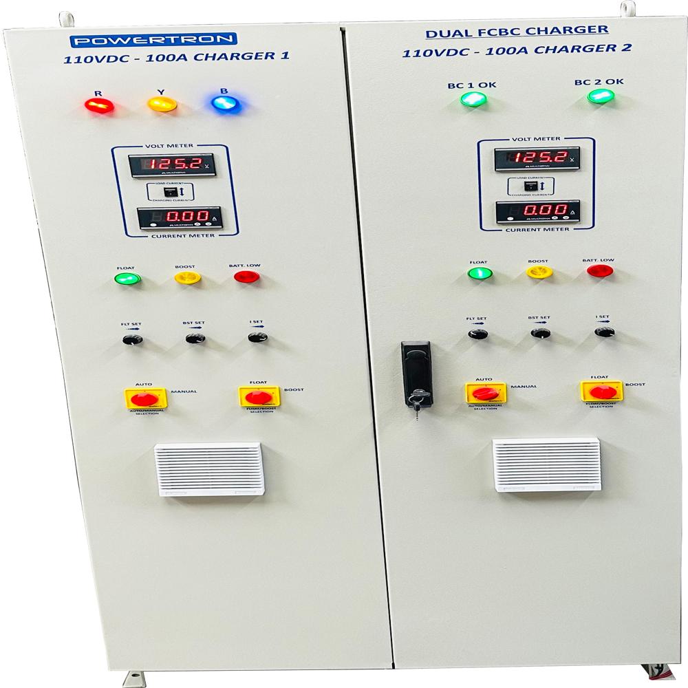 Dual Battery Charger 110VDC, 100A