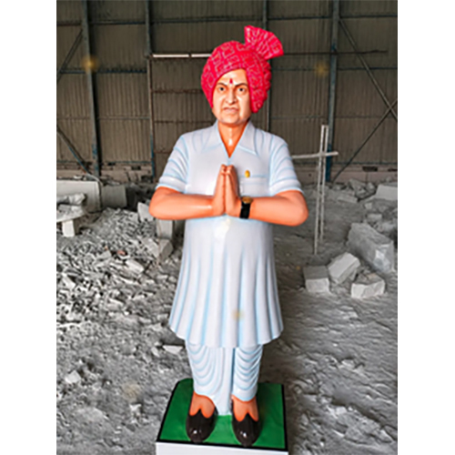 Painted Namaste Statue