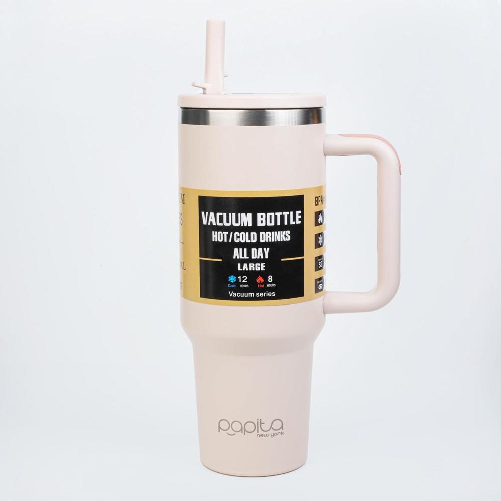 HEAVY Vacuum Insulated Tumbler (blush pink )