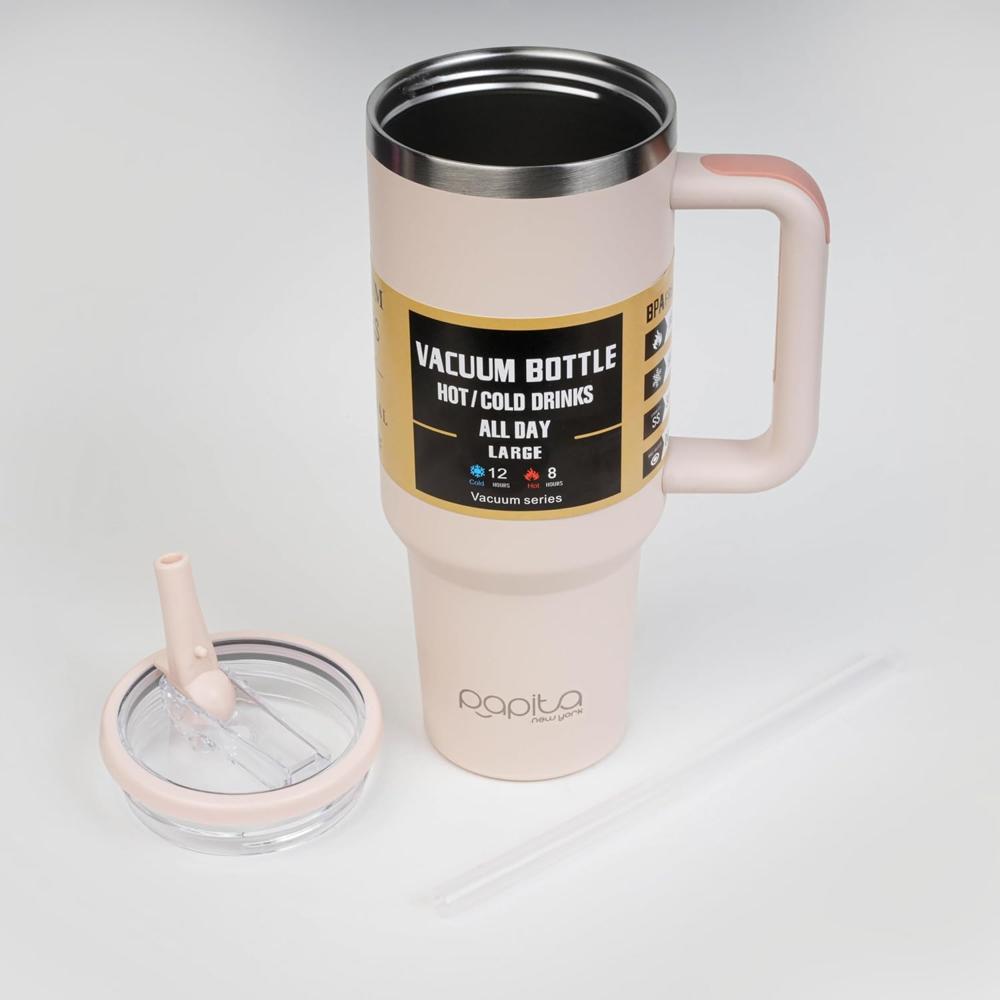 HEAVY Vacuum Insulated Tumbler (blush pink )