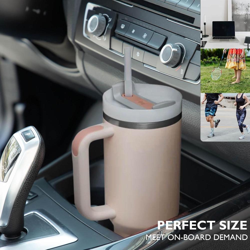HEAVY Vacuum Insulated Tumbler (Rose Quartz)
