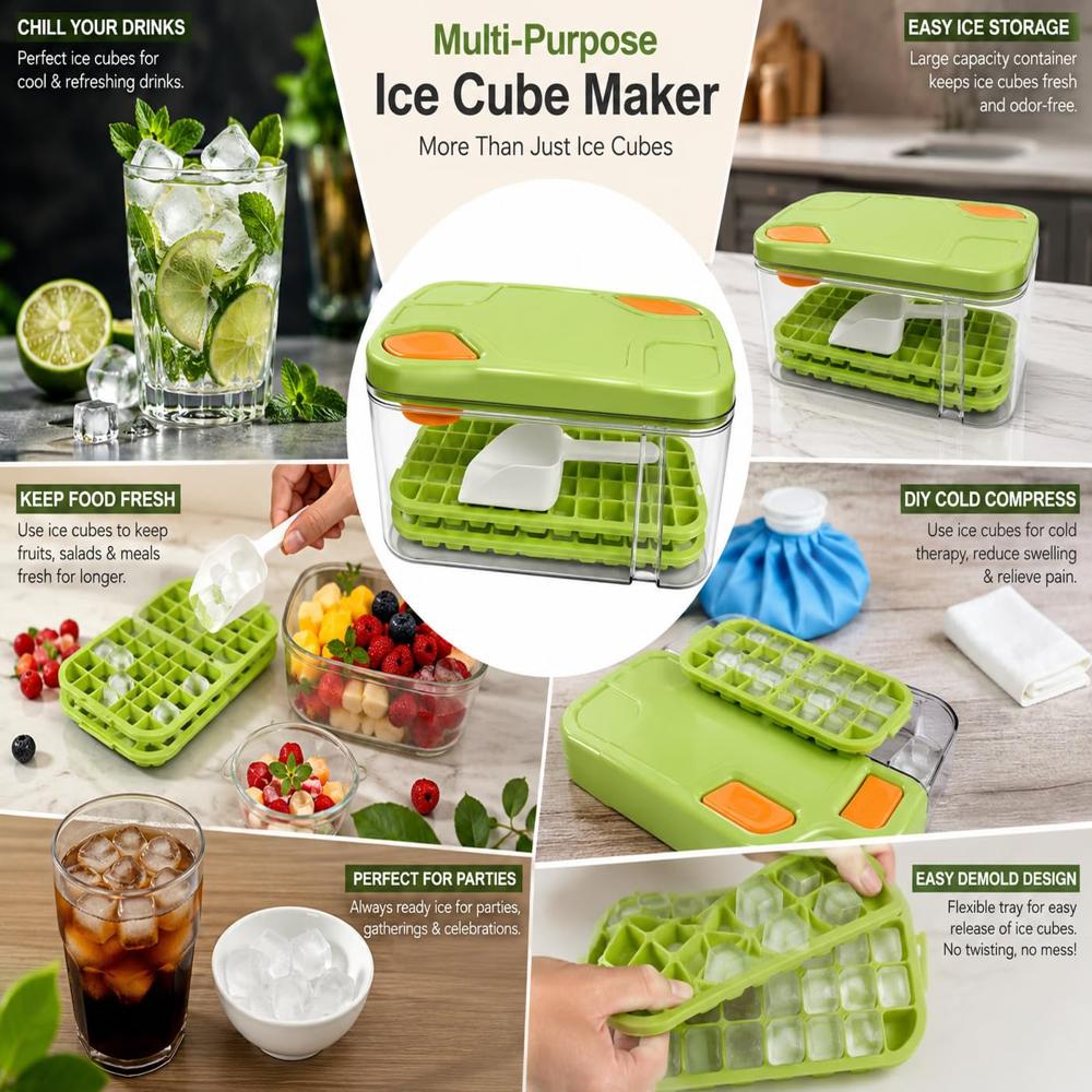 Ice Cube Box With Tray