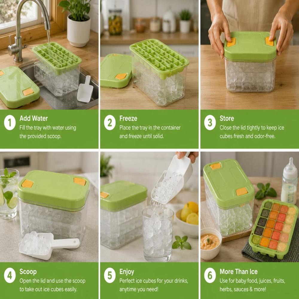 Ice Cube Box With Tray