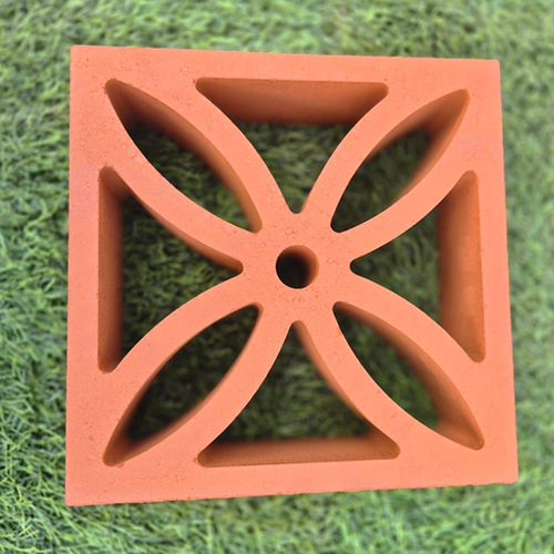 Clay Amber Jali - Color: Terracotta/Amber