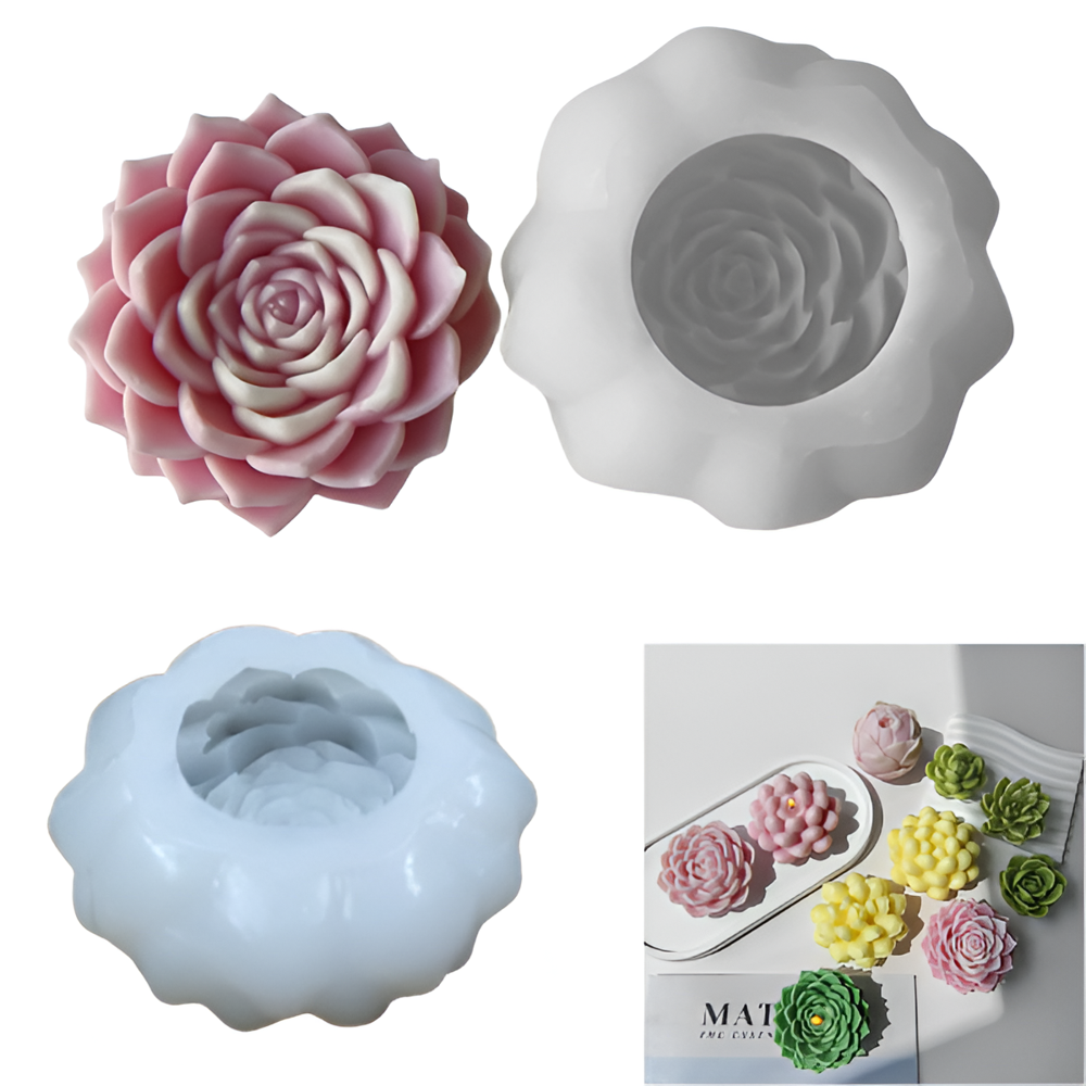 Flower Candle Silicone Mould