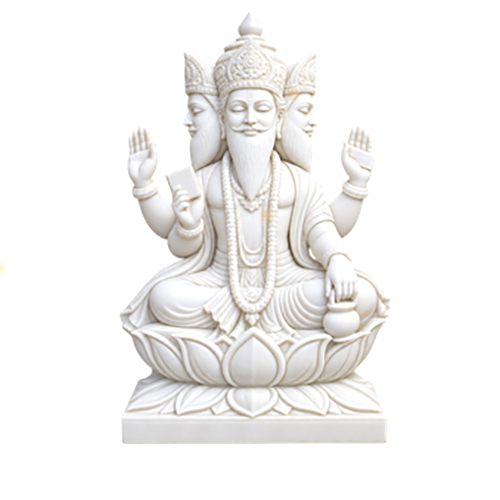 Brahma Ji Marble Murti