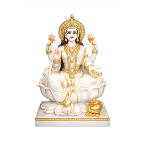 Marble Goddess Lakshmi Idol