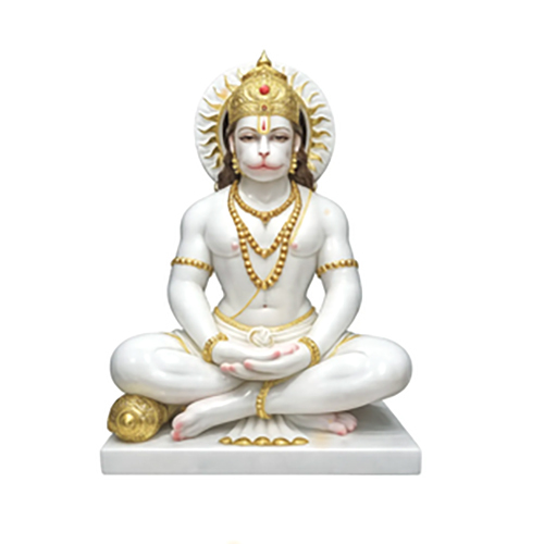 Lord Hanuman Marble Statue