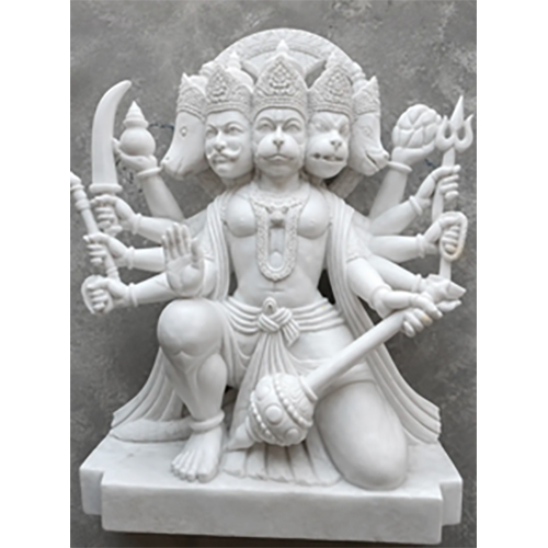 Marble Panchamukhi Hanuman Statue