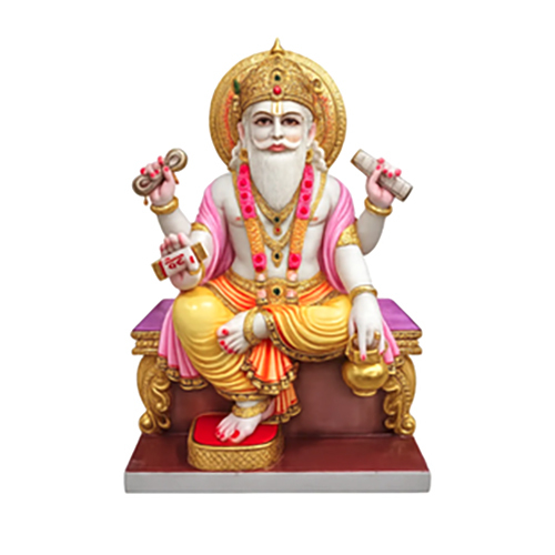 Vishwakarma Marble Statue