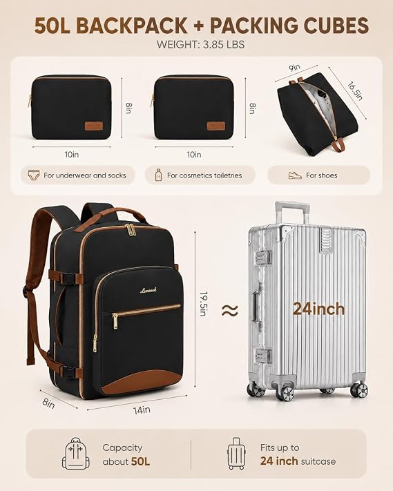 LARGE TRAVEL CARRY BAG BLACK